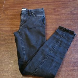 LOFT Black Denim Skinny Jeans Sz. 24
